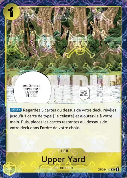 Upper Yard, carte One Piece OP05-117 — extension AWAKENING OF THE NEW ERA