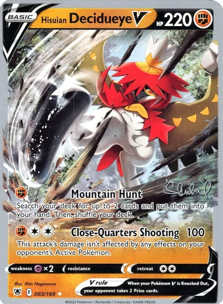Archéduc de Hisui V, carte Pokémon WCD22 083 — extension World Championship Decks 2022