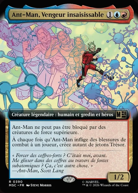 Ant-Man, Vengeur insaisissable, carte Magic MSC 390 — extension Marvel Super Heroes Commander