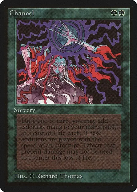 Channel, Magic card LEB 189 — Limited Edition Beta set