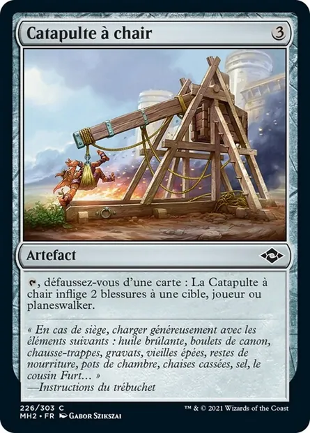 Catapulte à chair, carte Magic MH2 226 — extension Horizons du Modern 2