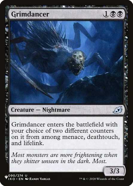 Danseur sinistre, carte Magic PLST IKO-90 — extension The List