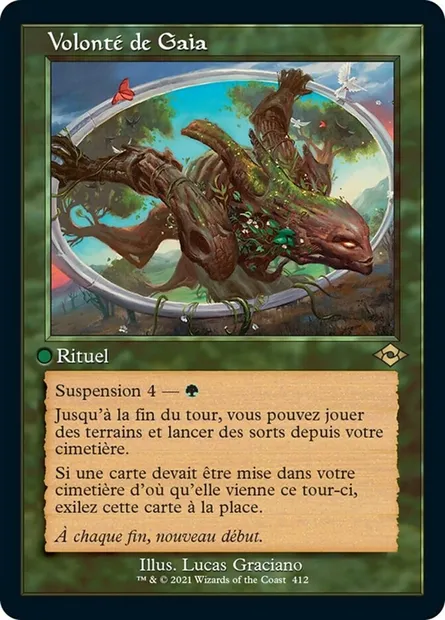 Volonté de Gaia, carte Magic MH2 412 — extension Horizons du Modern 2
