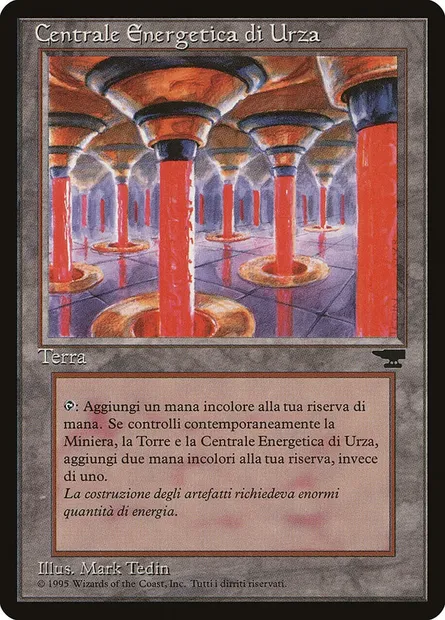 Centrale énergétique d'Urza, carte Magic RIN 179 — extension Rinascimento