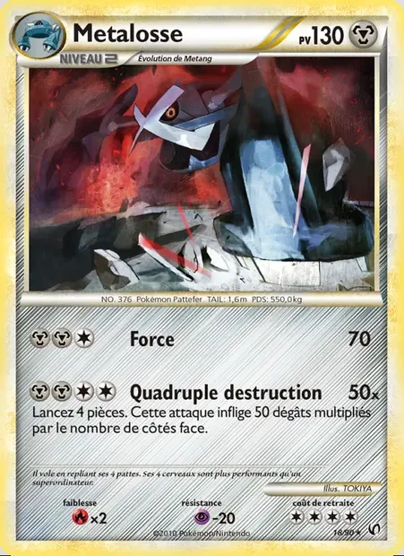 Métalosse, carte Pokémon UD 18 — extension Indomptable