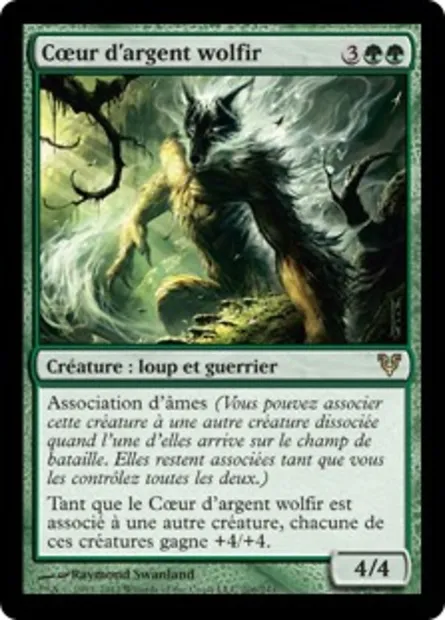 Cœur d'argent wolfir, carte Magic AVR 206 — extension Avacyn ressuscitée
