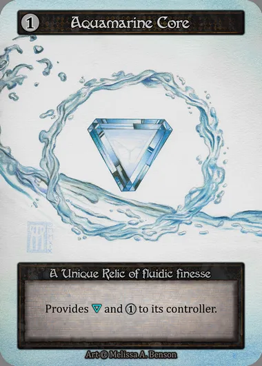 Aquamarine Core, carte Sorcery ALP 294 — extension Alpha