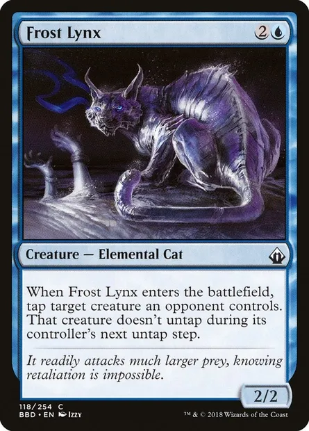 Frost Lynx, Magic card BBD 118 — Battlebond set