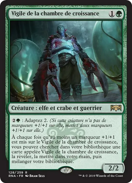 Vigile de la chambre de croissance, carte Magic RNA 128 — extension L'allégeance de Ravnica