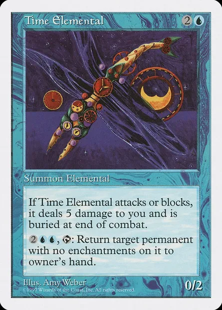 Time Elemental, Magic card 5ED 129 — Fifth Edition set