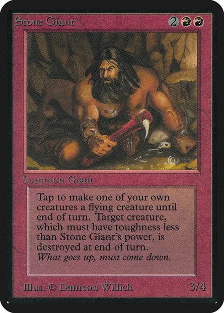 Stone Giant, Magic card LEA 176 — Limited Edition Alpha set