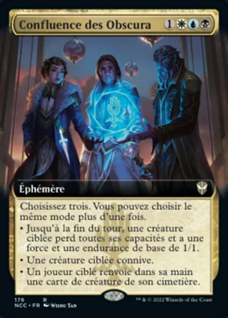 Confluence des Obscura, carte Magic NCC 176 — extension New Capenna Commander
