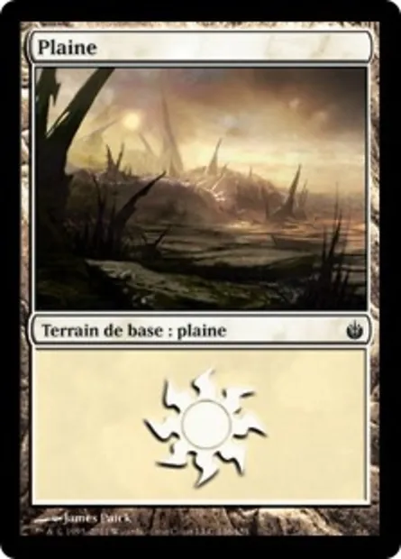 Plaine, carte Magic MBS 146 — extension Mirrodin assiégé