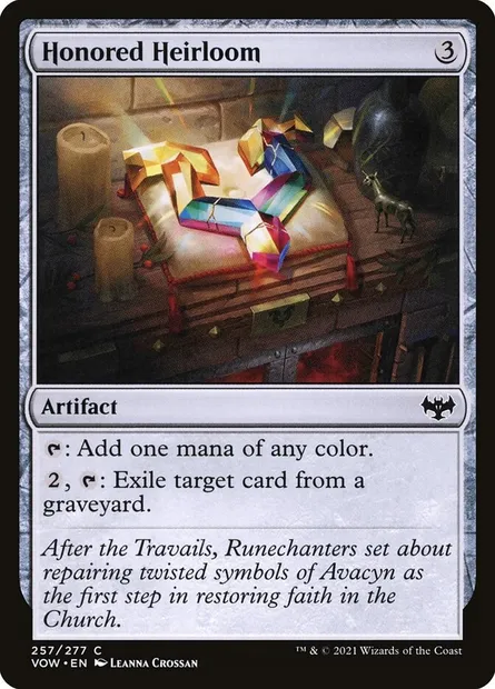 Honored Heirloom, Magic card VOW 257 — Innistrad: Crimson Vow set