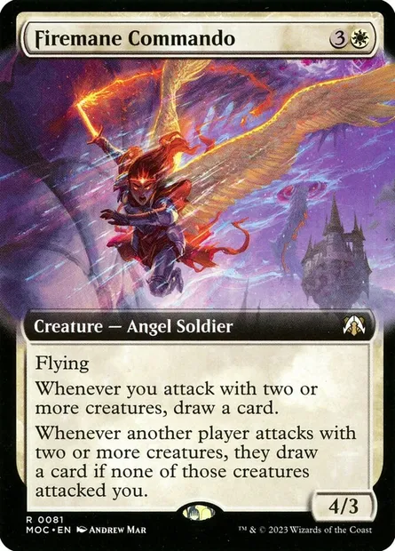 Firemane Commando, Magic card MOC 81 — March of the Machine Commander set