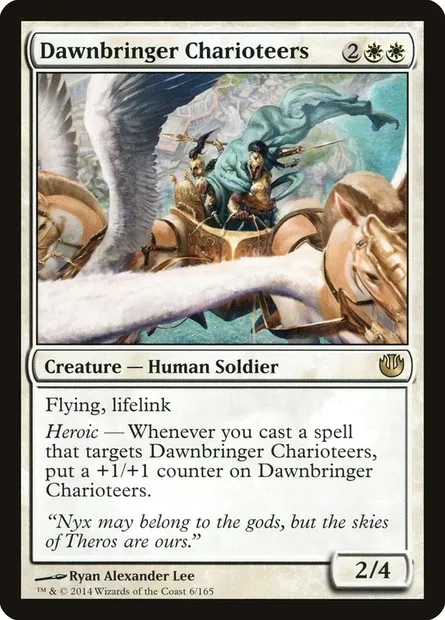 Dawnbringer Charioteers, Magic card JOU 6 — Journey into Nyx set