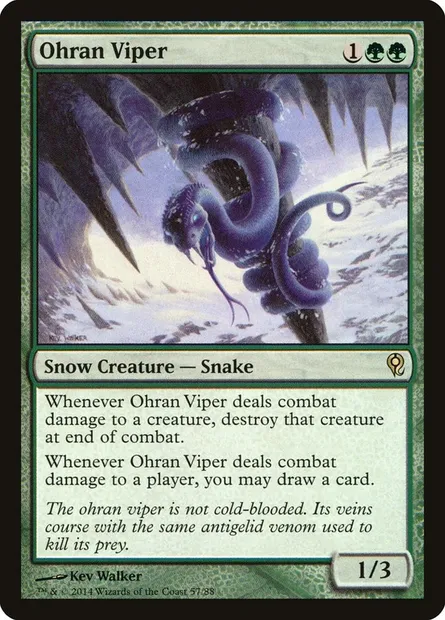 Ohran Viper, Magic card DDM 57 — Duel Decks: Jace vs. Vraska set