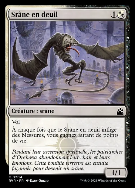 Srâne en deuil, carte Magic RVR 204 — extension Ravnica Remastered