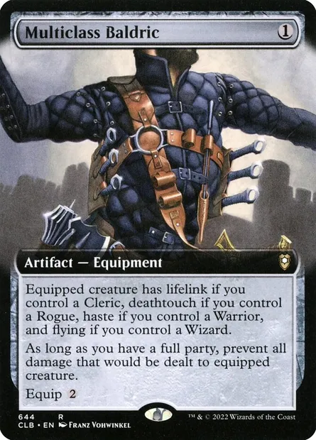 Multiclass Baldric, Magic card CLB 644 — Commander Legends: Battle for Baldur's Gate set