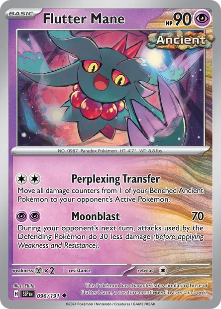Flutter Mane, Pokémon card SSP 096 — Surging Sparks set