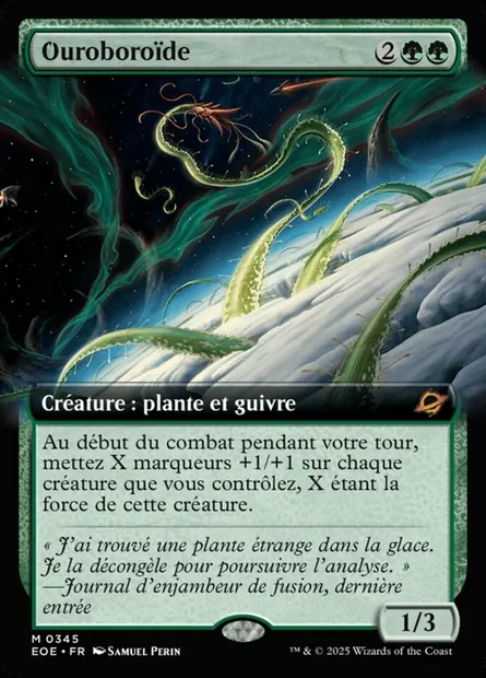 Ouroboroïde, carte Magic EOE 345 — extension Edge of Eternities