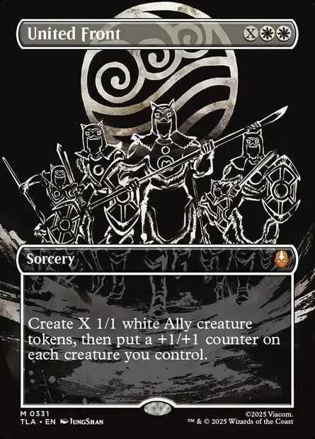 Front unifié, carte Magic TLA 331 — extension Avatar: The Last Airbender