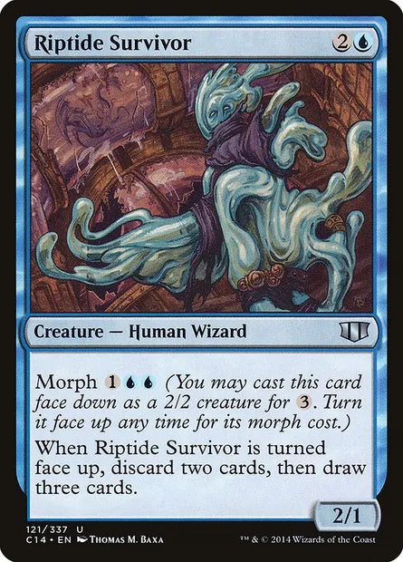 Riptide Survivor, Magic card C14 121 — Commander 2014 set