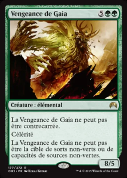 Vengeance de Gaia, carte Magic ORI 177 — extension Magic Origines