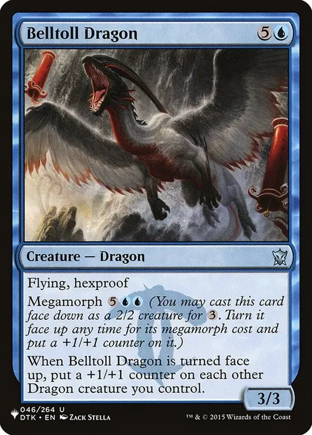Belltoll Dragon, Magic card PLST DTK-46 — The List set