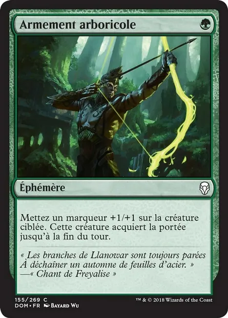 Armement arboricole, carte Magic DOM 155 — extension Dominaria