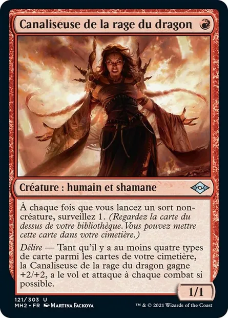 Canaliseuse de la rage du dragon, carte Magic MH2 121 — extension Horizons du Modern 2