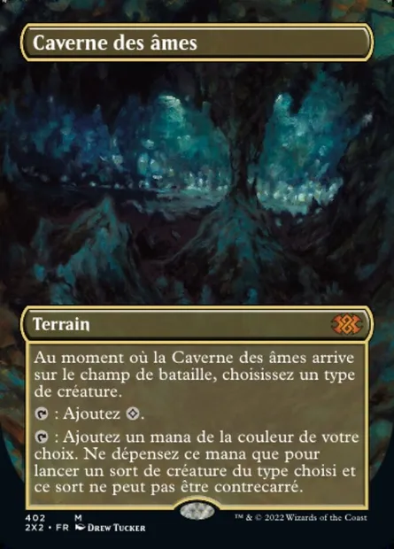 Caverne des âmes, carte Magic 2X2 402 — extension Double Masters 2022