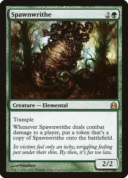 Spawnwrithe, Magic card CMD 171 — Commander 2011 set