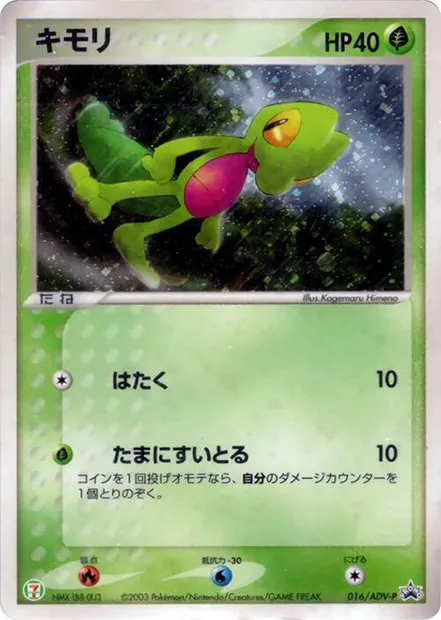 Arcko, carte Pokémon ADV-P 016 — extension ADV Promos
