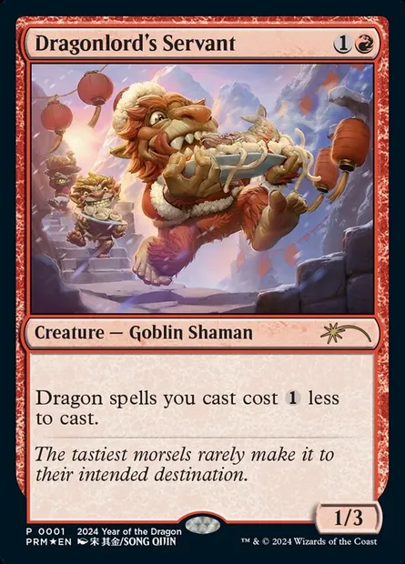 Dragonlord's Servant, Magic card PL24 1 — Year of the Dragon 2024 set