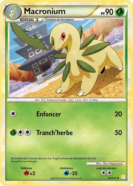 Macronium, carte Pokémon HS 35 — extension HeartGold SoulSilver
