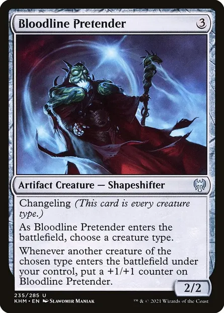 Bloodline Pretender, Magic card KHM 235 — Kaldheim set