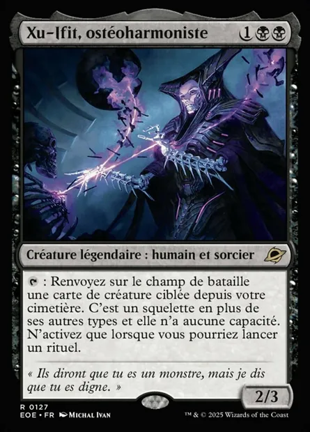 Xu-Ifit, ostéoharmoniste, carte Magic EOE 127 — extension Edge of Eternities