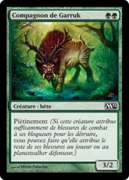 Compagnon de Garruk, carte Magic M12 175 — extension Magic 2012