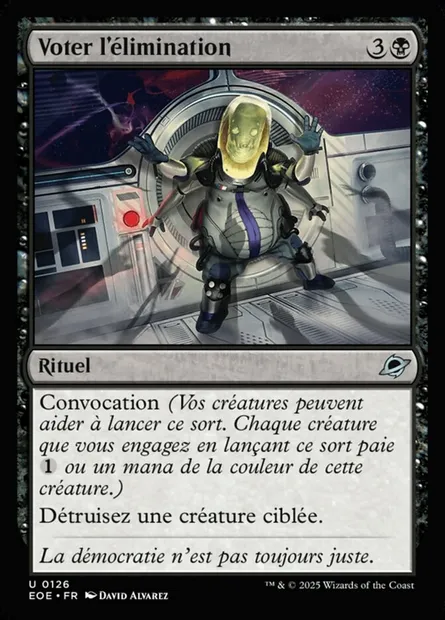 Voter l'élimination, carte Magic EOE 126 — extension Edge of Eternities
