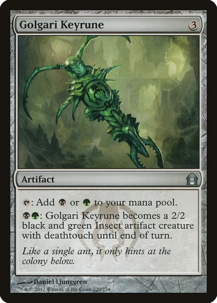 Golgari Keyrune, Magic card RTR 229 — Return to Ravnica set