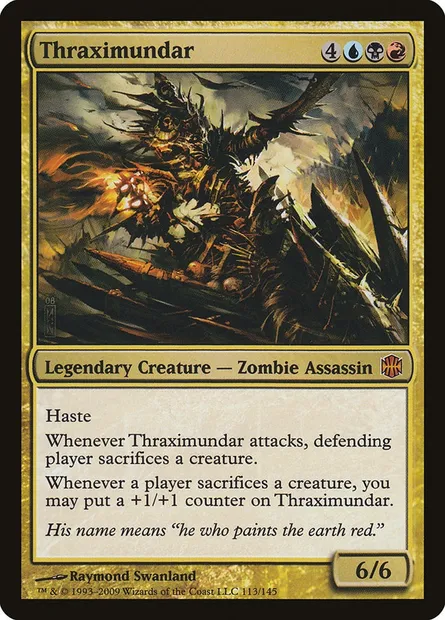 Thraximundar, Magic card ARB 113 — Alara Reborn set