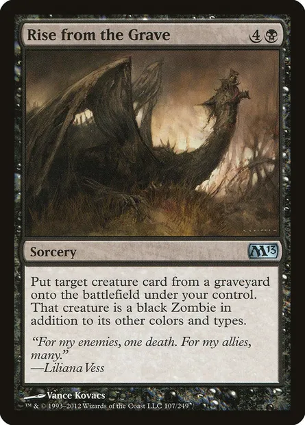 Rise from the Grave, Magic card M13 107 — Magic 2013 set