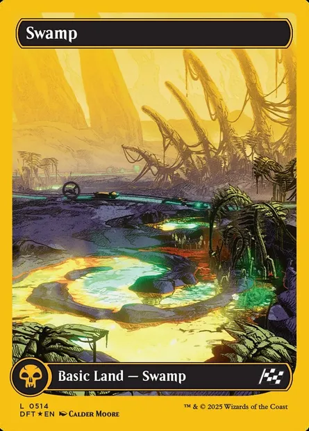 Swamp, Magic card DFT 514 — Aetherdrift set