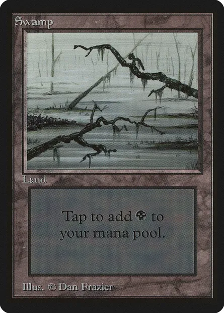 Marais, carte Magic LEB 296 — extension Limited Edition Beta