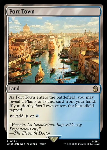 Port Town, Magic card WHO 294 — Doctor Who set