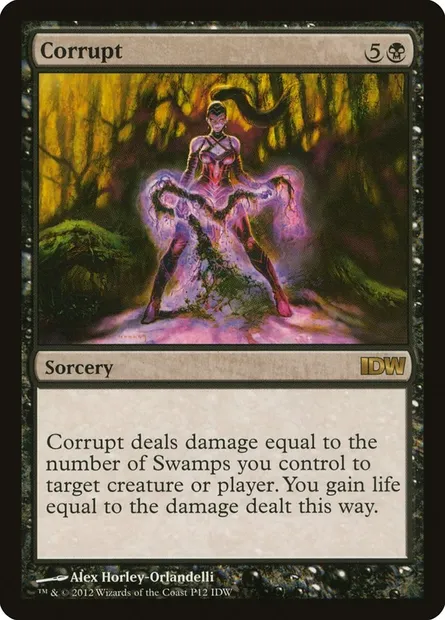 Corruption, carte Magic PIDW 12 — extension IDW Comics Inserts