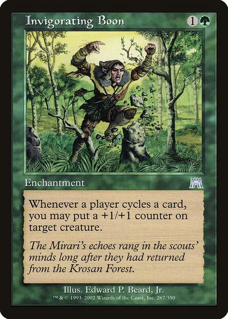 Invigorating Boon, Magic card ONS 267 — Onslaught set