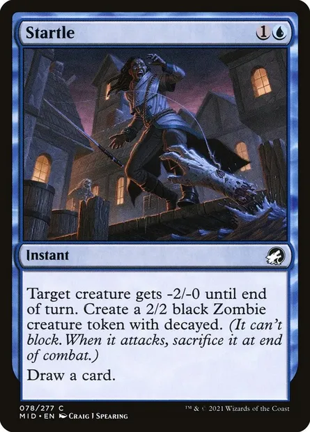 Startle, Magic card MID 78 — Innistrad: Midnight Hunt set