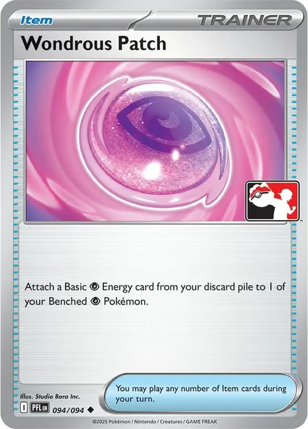 Wondrous Patch, Pokémon card PPS 094nh — Play! Pokémon Prize Pack Series set